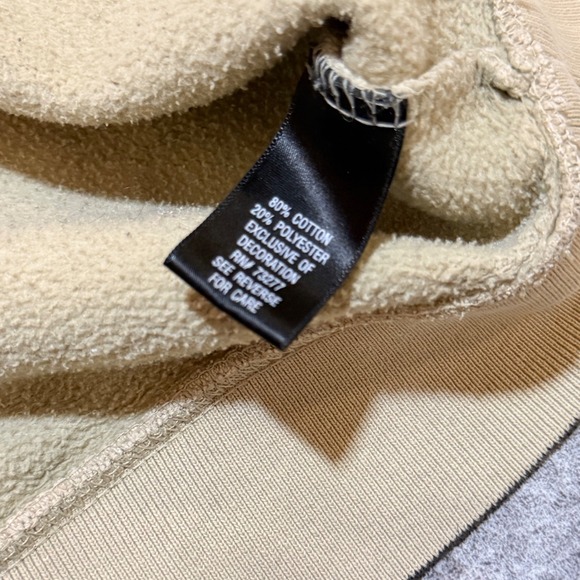 Sweatshirt Mens LT Tan Croft & Barrow Durable Field Issue Black Lab Embroidered - Picture 3 of 7